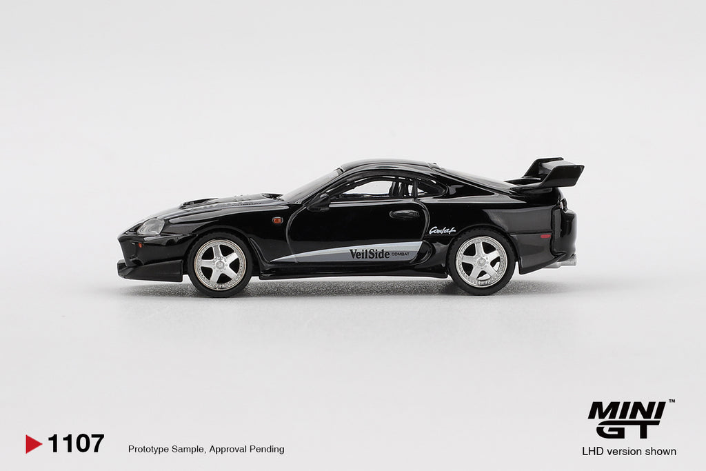 Mini GT 1/64 2011 Toyota Supra VeilSide Combat V-II Black MGT01107R