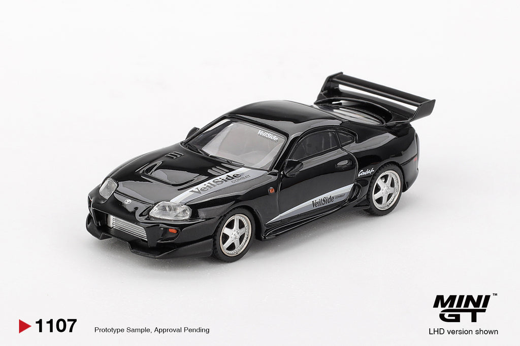 Mini GT 1/64 2011 Toyota Supra VeilSide Combat V-II Black MGT01107R