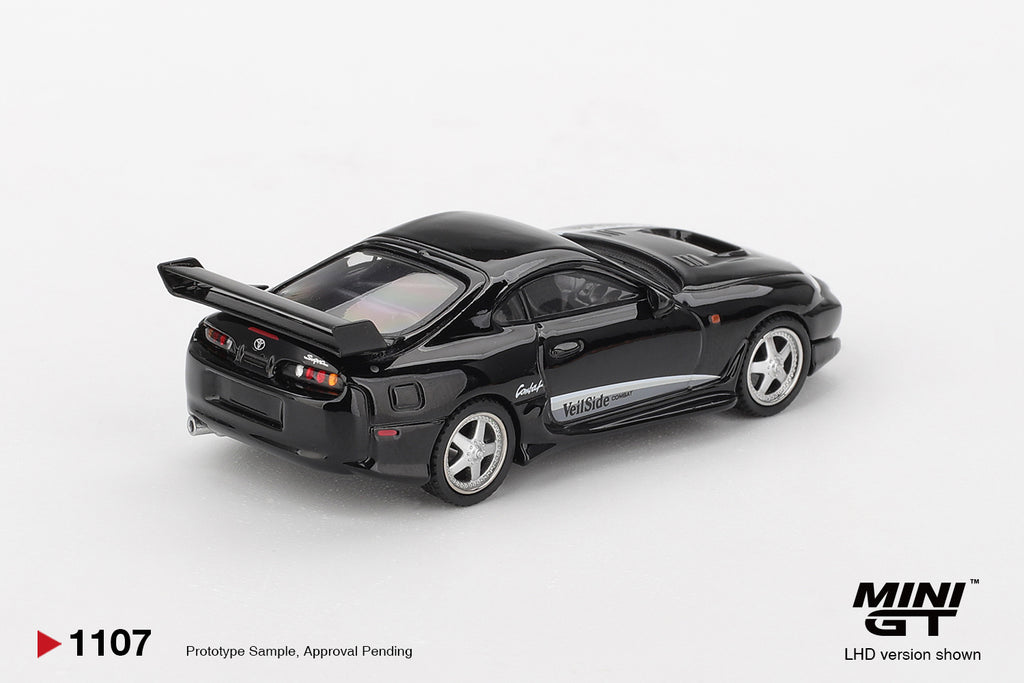 Mini GT 1/64 2011 Toyota Supra VeilSide Combat V-II Black MGT01107R
