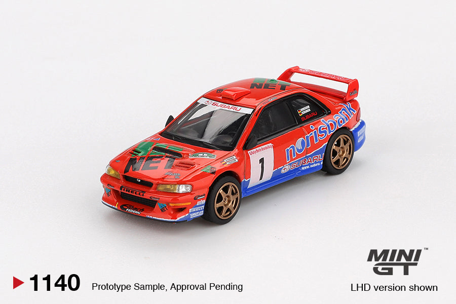 Mini GT 1/64 1999 Subaru Impreza WRC97 #1 DRM Champion MGT01140BL