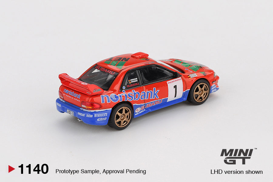 Mini GT 1/64 1999 Subaru Impreza WRC97 #1 DRM Champion MGT01140BL