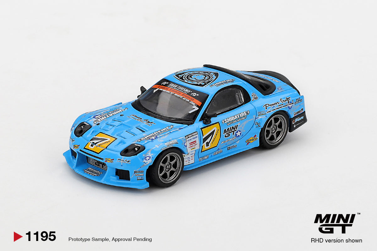 Mini GT 1/64 Mazda RX-7 RE-Amemiya 2025 D1GP MGT01195BL