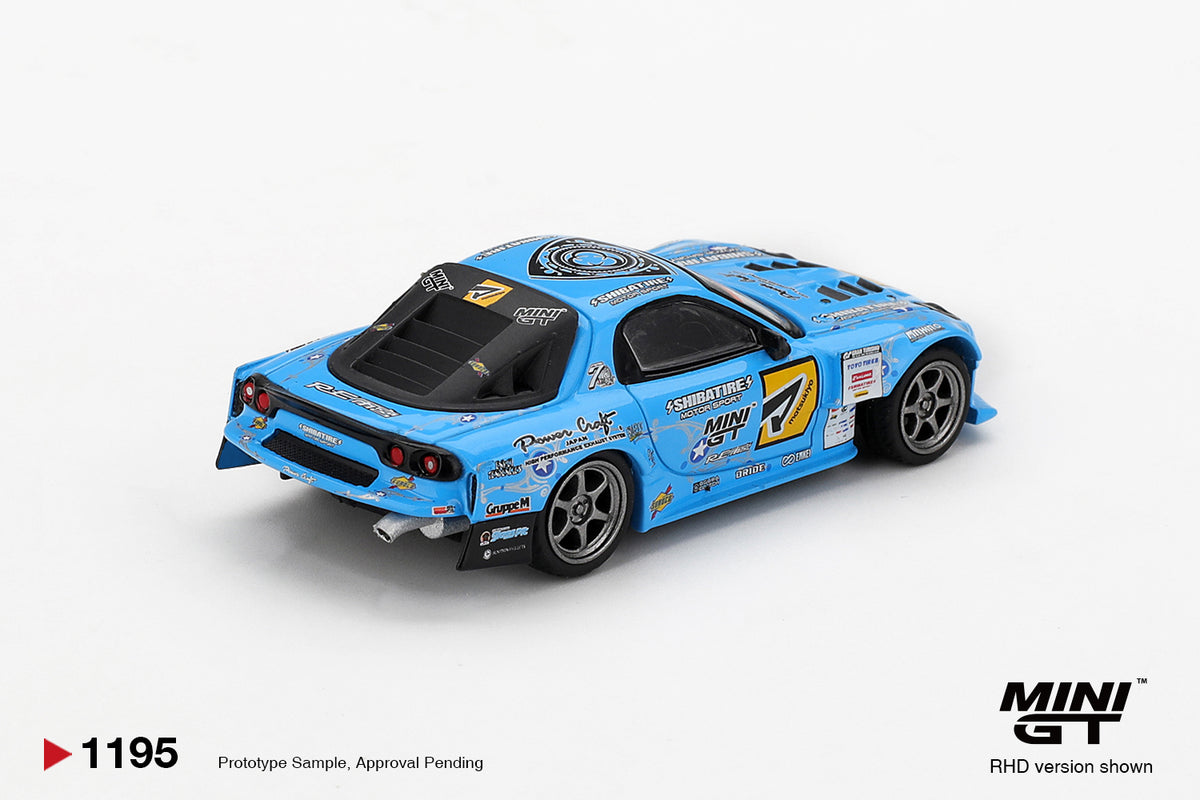Mini GT 1/64 Mazda RX-7 RE-Amemiya 2025 D1GP MGT01195BL