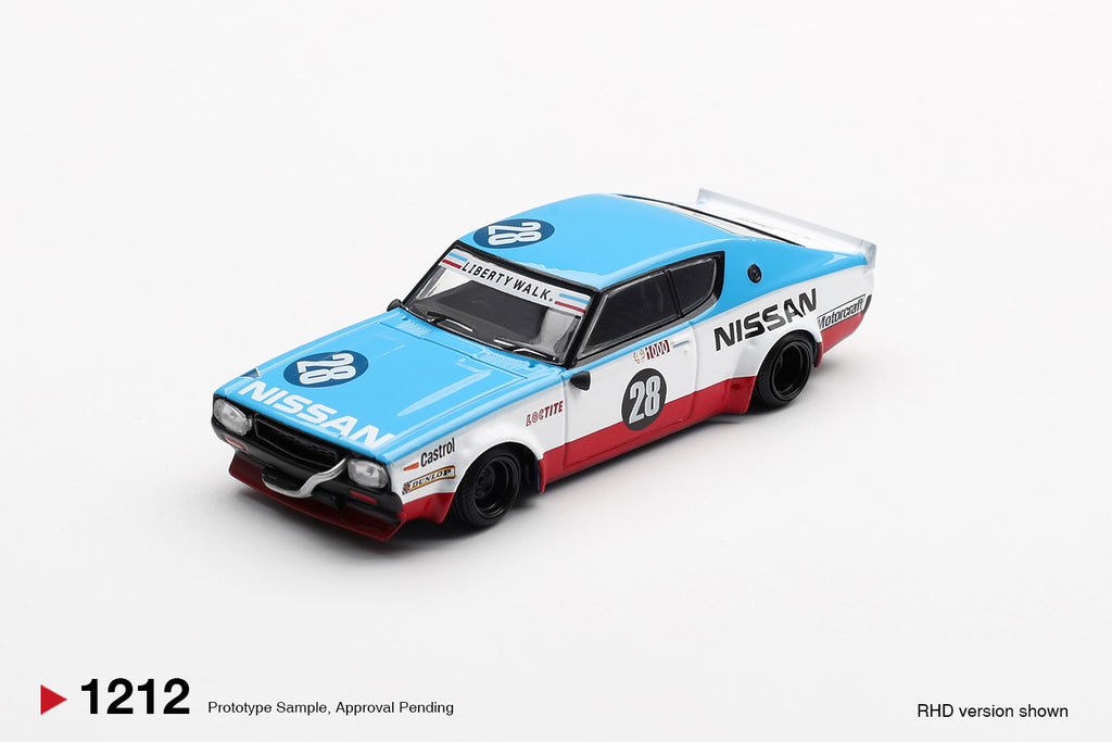 Mini GT 1/64 Nissan Skyline Kenmeri Liberty Walk Nissan Racing '75 concept MGT01212R