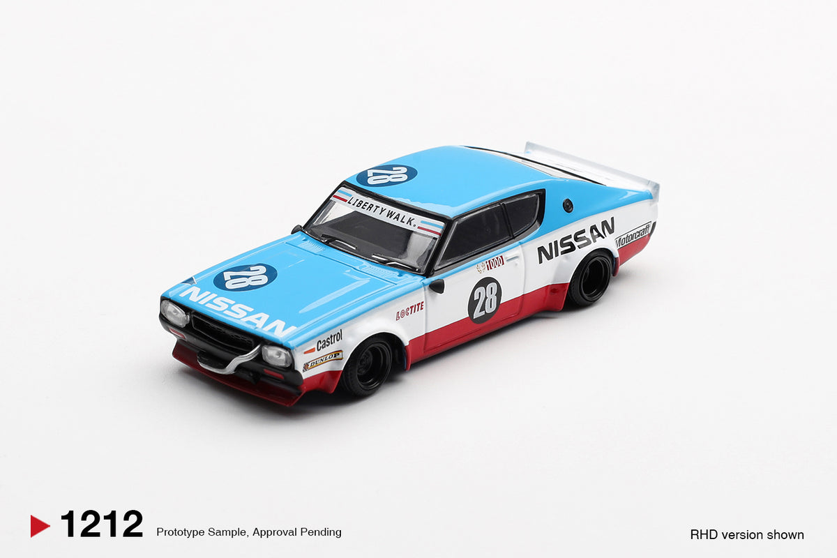 Mini GT 1/64 Nissan Skyline Kenmeri Liberty Walk Nissan Racing '75 concept MGT01212R