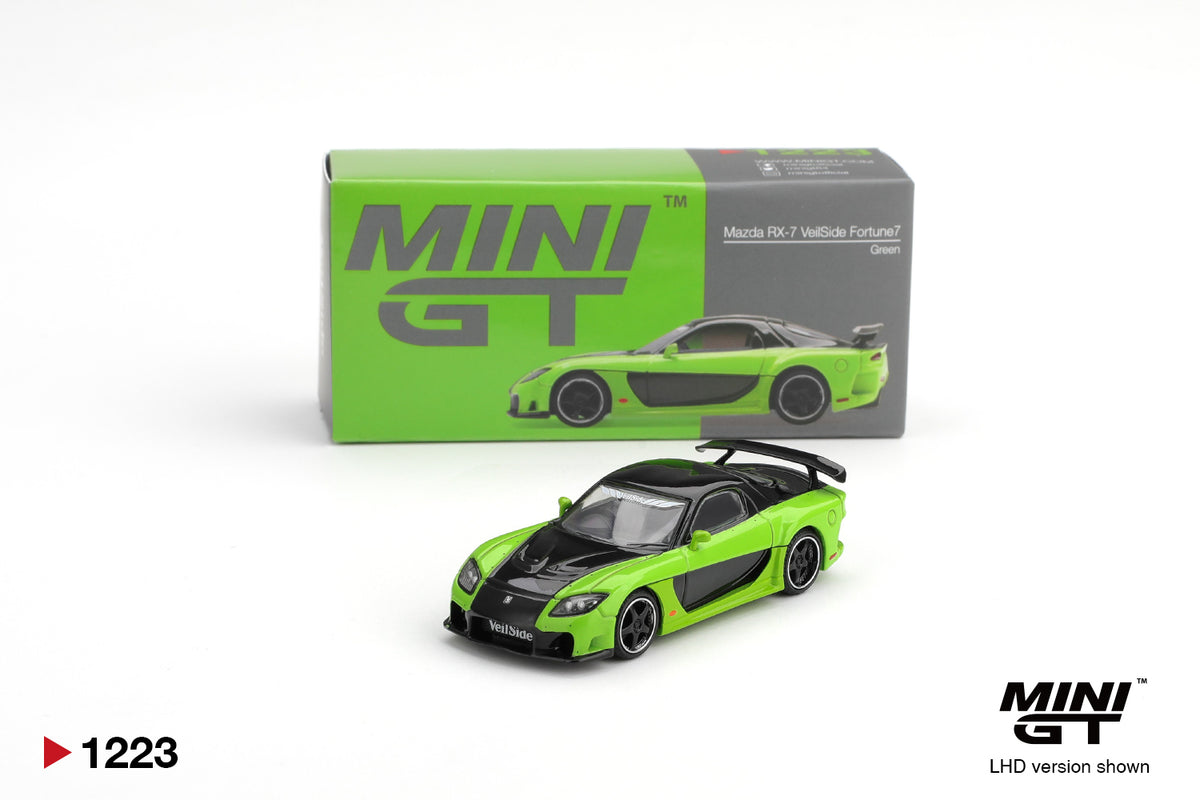 Mini GT 1/64 2012 Mazda RX-7 VeilSide Fortune7 Green MGT01223-L