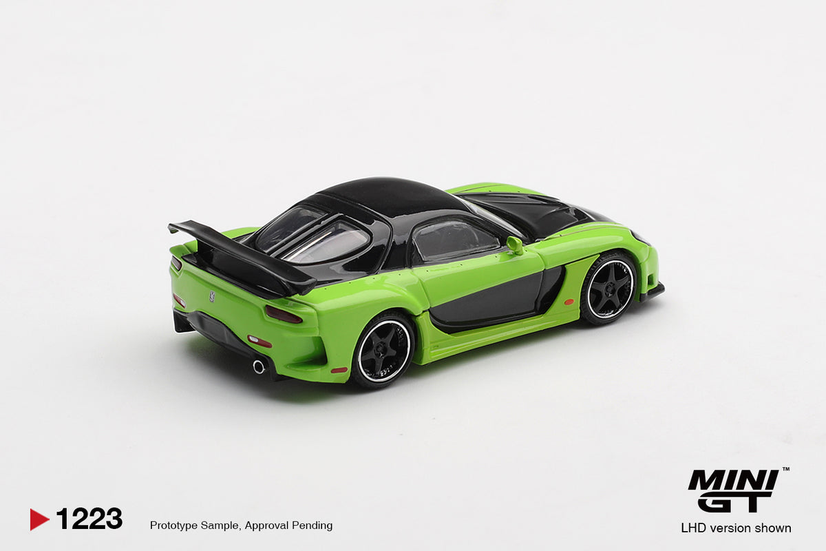 Mini GT 1/64 2012 Mazda RX-7 VeilSide Fortune7 Green MGT01223-L