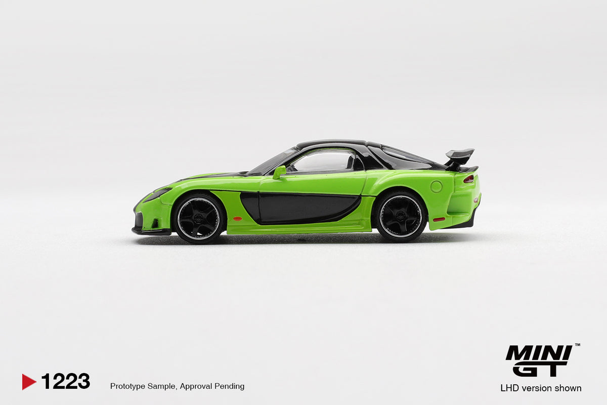 Mini GT 1/64 2012 Mazda RX-7 VeilSide Fortune7 Green MGT01223-L