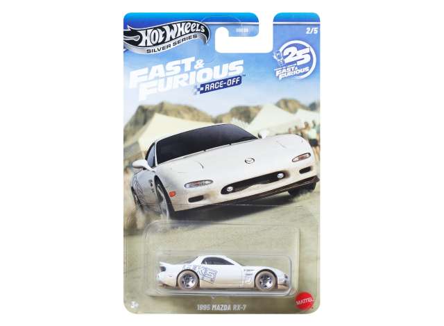 Hot Wheels 1/64 1995 Mazda RX-7 *Fast & Furious Race Off*