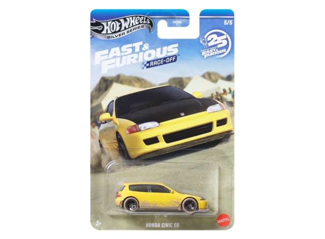 Hot wheels 1/64 Honda Civic EG *Fast & Furious Race Off*