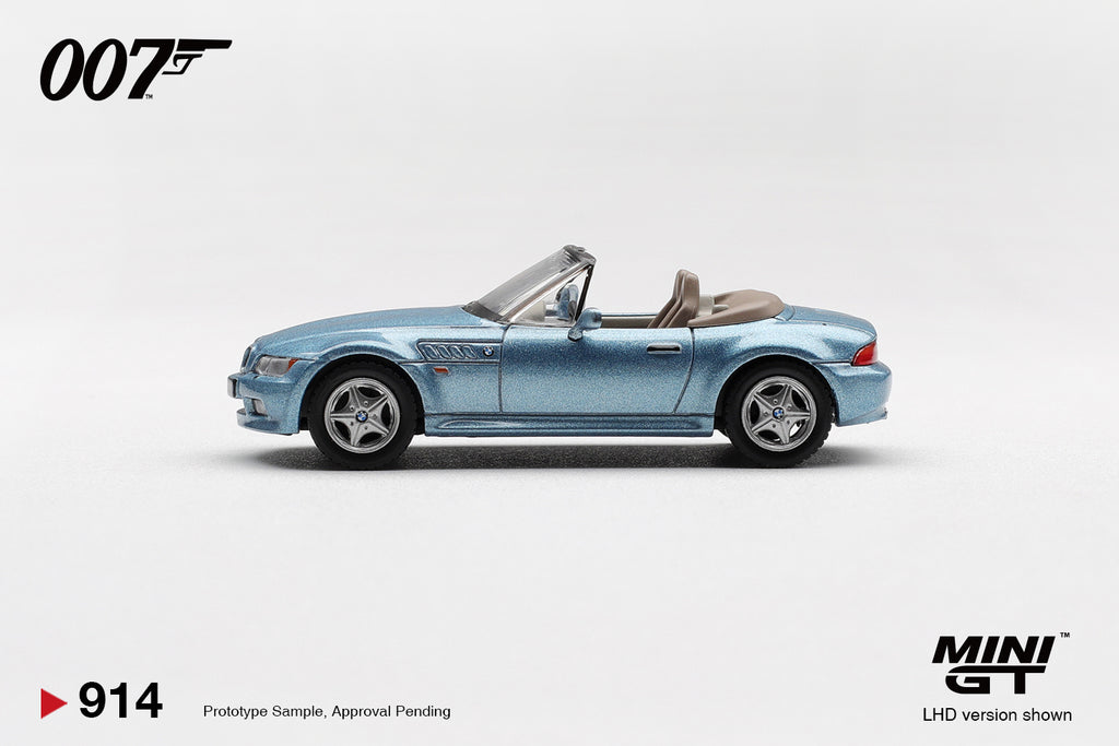 Mini GT (BLISTER JAPONÊS) 1/64 1995 BMW Z3 *GOLDENEYE* MGT00914-007J