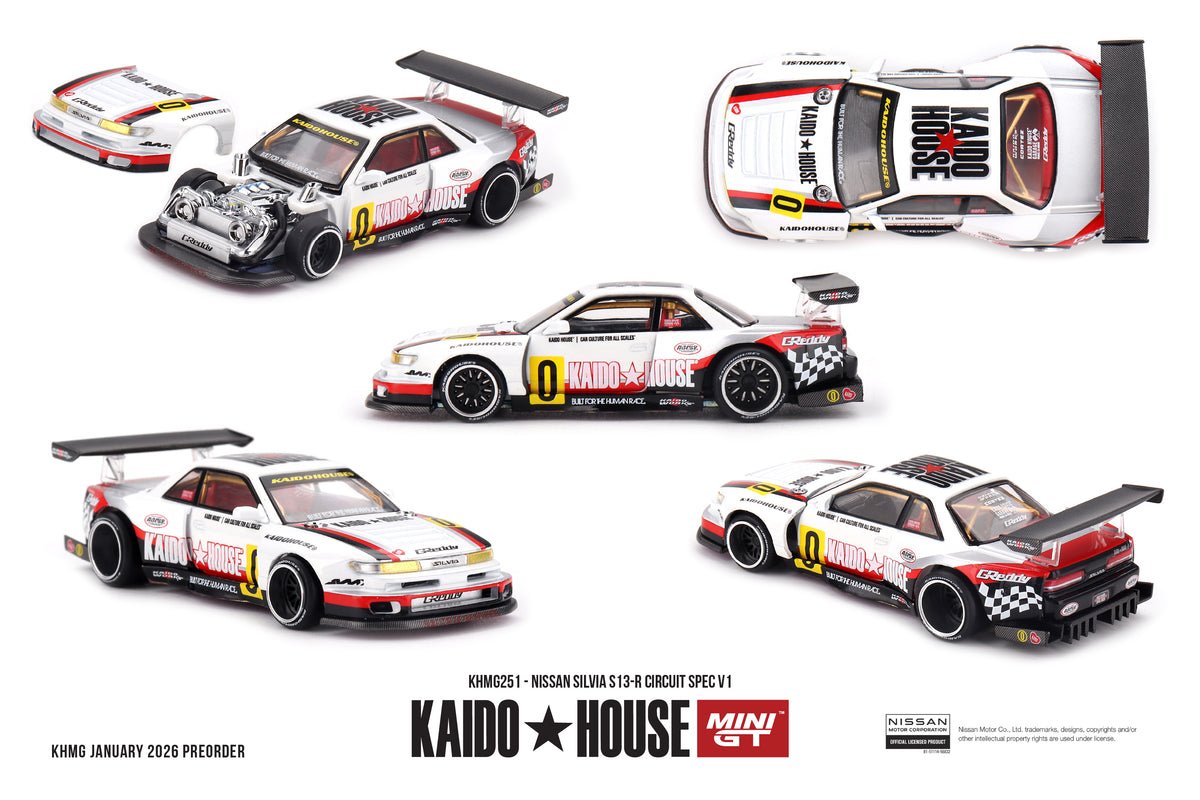 Kaido House 1/64 1991 Nissan Silvia S13-R Circuit Spec V1 MGTKHMG251